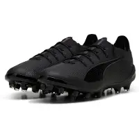 Puma ULTRA 5 ULTIMATE AG Football Boots Unisex, Women, Black/Silver/Shadow Gray, 41