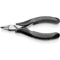 Knipex 64 62 120 ESD, Skjæretang, Stål, Plast, Svart, Grå, 120 mm, 70 g