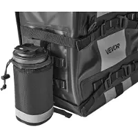Vevor motorsykkelsadelveske, 56 l (28 l x 2) stor sidesadelveske kompatibel med de fleste motorsykler, vanntett stoff utendørs sport motorsykkel bagasjeoppbevaring med avtakbar innerveske, svart
