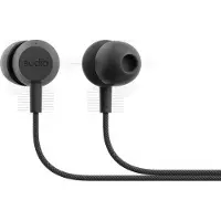 Sudio V3 kablede in-ear-øretelefoner / USB-C-øretelefoner med mikrofon og flettet kabel – Svart