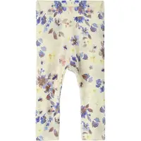 Name it Leggings - NbfFlora - Mandelmelk - - 74 - Leggings