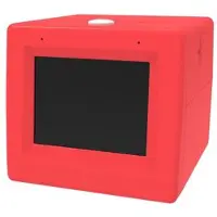 Mtp Products Q15 Mini-termisk skriver med 2.8 HD-skjerm og AI-stemmestyring - rød