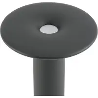LUCANDE LED-gatelampe Haloa, svart, høyde 50 cm, IP54