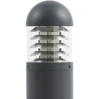 LUCANDE LED-gatelampe Skagena, antrasitt, høyde 90 cm, IP54