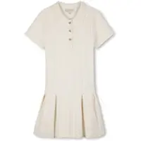Michael Kors for girl. R30600 Robe Polo beige dress (10Y= 138cm), Viscose, Short sleeve, children's fashion