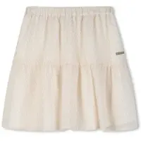 Michael Kors for girl. R30562 Beige ruffled skirt (6años= 114/119cm), Casual, Polyester, children's fashion