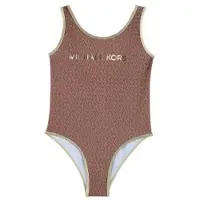 Michael Kors for girl. R30560 Brown one-piece swimming costume (5Y= 108cm), Beachwear, Polyamide, children's fashion