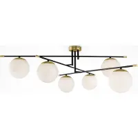Maytoni Nostalgi, taklampe 6 lyskilder, glass
