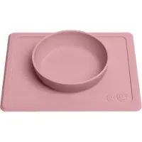 Ezpz Happy Mini Bowl - Silikon - Støvet Roa - - OneSize - Tallerken