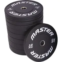 Master Fitness Vektskiver Pakke Gummi 150 kg