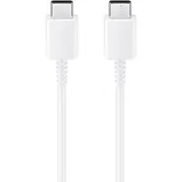 Samsung USB-C / USB-C-kabel EP-DW767JWE - 3A, 1.8m - Bulk - Hvit