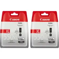 Canon PGI-550XL Blekkpatron svart twin pack