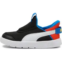 Puma Courtflex v3 SLIPTECH Sneakers Toddlers, Shoes, Black/White/Redmazing, 19