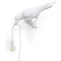 Seletti Bird Lamp LED-pære, venstre, hvit
