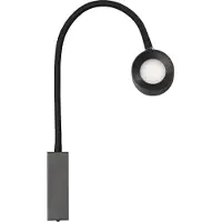 FH Lighting LED-veggspot Magnetics flex, svart, dimbar, CCT