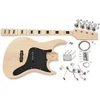 Gear4Music Guitarworks DIY Bassgitarsett Pro