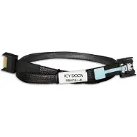 Icy Dock -kabel MCIO 4i SFF-TA-1016 til MCIO 4i SFF-TA-1016, svart, 0,5 m