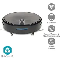 Nedis SmartLife Robot Støvsuger | Navigasjons metode: Tilfeldig | Wi-F