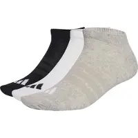Adidas Sokker - 3-pack - Ess Lav - Mgreyh/White/Bla - - 31/33 - Sokker