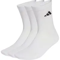 Adidas Sokker - 3-pack - Ess Crew - White/White/Bla - - 43/45 - Sokker