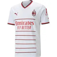 Puma A.C. Milan Away 22/23 Replica Jersey Men, Clothing, White/Tango Red, 3XL