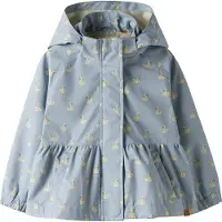 Lil´ Atelier Printet Regnjakke