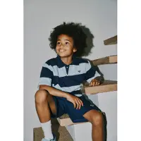 Hummel Poloskjorte Stripet Dress Blues (146/152)