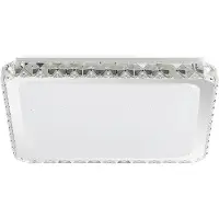 LINDBY LED-taklampe Lorand, krystaller, CCT, fjernkontroll