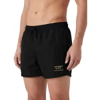 EA7 for man. 7M001713_AF21248 Beachwear black boxer shorts (M), Polyester