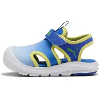 Puma Fun Racer Sandal Come On Sandals Toddlers, Shoes, Royal Sapphire/Green Fruit/Lemon Meringue, 19