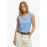 Superdry Scoop Neck Ermeløs T-skjorte