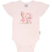 Hust and Claire Body k/e - Britt - Kvarts m. Sjiraff - - 1 år (80) - Kortermet body