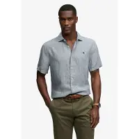 Superdry Riviera Linen Kortarmet Skjorte