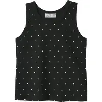 Name it Topp - NkfHeba - Svart - - 7-8 år (122-128) - Singlet