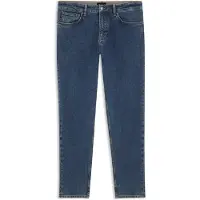 BOSS for man. 50566052 Blue Tapered Fit Jeans (34/36), Casual, Cotton, Denim