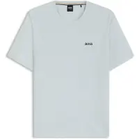 BOSS for man. 50535891 Light blue Waffle T-shirt (XXL), Homewear, Cotton, Short sleeve