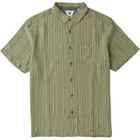 Vissla Linen Pin Skjorte grønn