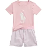 Polo Ralph Lauren Acc Polo Ralph Lauren Pysjamas - Hvit/Carmel Rosa - - 8 år (128) - 2-delt nattøy