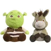 Just Play Comfeez Shrek And Donkey 30cm Bamse