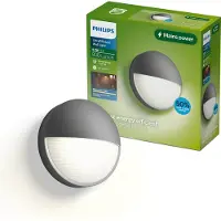 Philips utendørs LED-vegglampe Capricorn UE, antrasitt, IP44