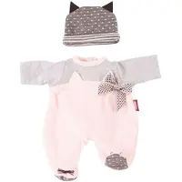 Götz Dukkeklær - Jumpsuit - 42-46 cm - Koselig CAT - - OneSize - Dukkeklær