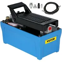 Vevor lufthydraulisk pumpe kraftpakke 10 000 PSI 1687,8 cm³ lokk Kraftig lufthydraulisk fotpumpe i metallkonstruksjon