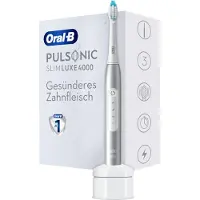 Braun Oral-B Pulsonic Slim Luxe 4000 elektrisk sonisk tannbørste, platina