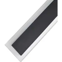LUCANDE utendørs LED-vegglampe Ilora, svart, 100 cm, CCT, IP65