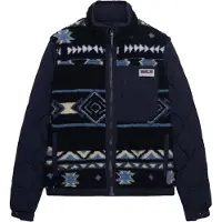 Superdry Fleece Onion Quilt Hybrid Jakke