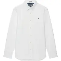 Superdry for man. M4011037A Classic Oxford L/S Shirt white (XXL), Cotton, Long sleeve