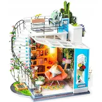 Robotime Miniatyr diorama - DIY - Dora's Loft DG12 - 171 Deler - - OneSize - Kreativt leker