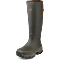 Gateway1 Moor Country Lady 17" 3mm side-zip Gummistøvler Dame Dark Brown 39