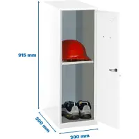Simonlocker Montadas Dism.mini+ban Skap 915x300x500 Mm