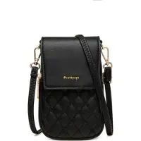 INF Crossbody telefonveske, skulderveske, håndveske Black